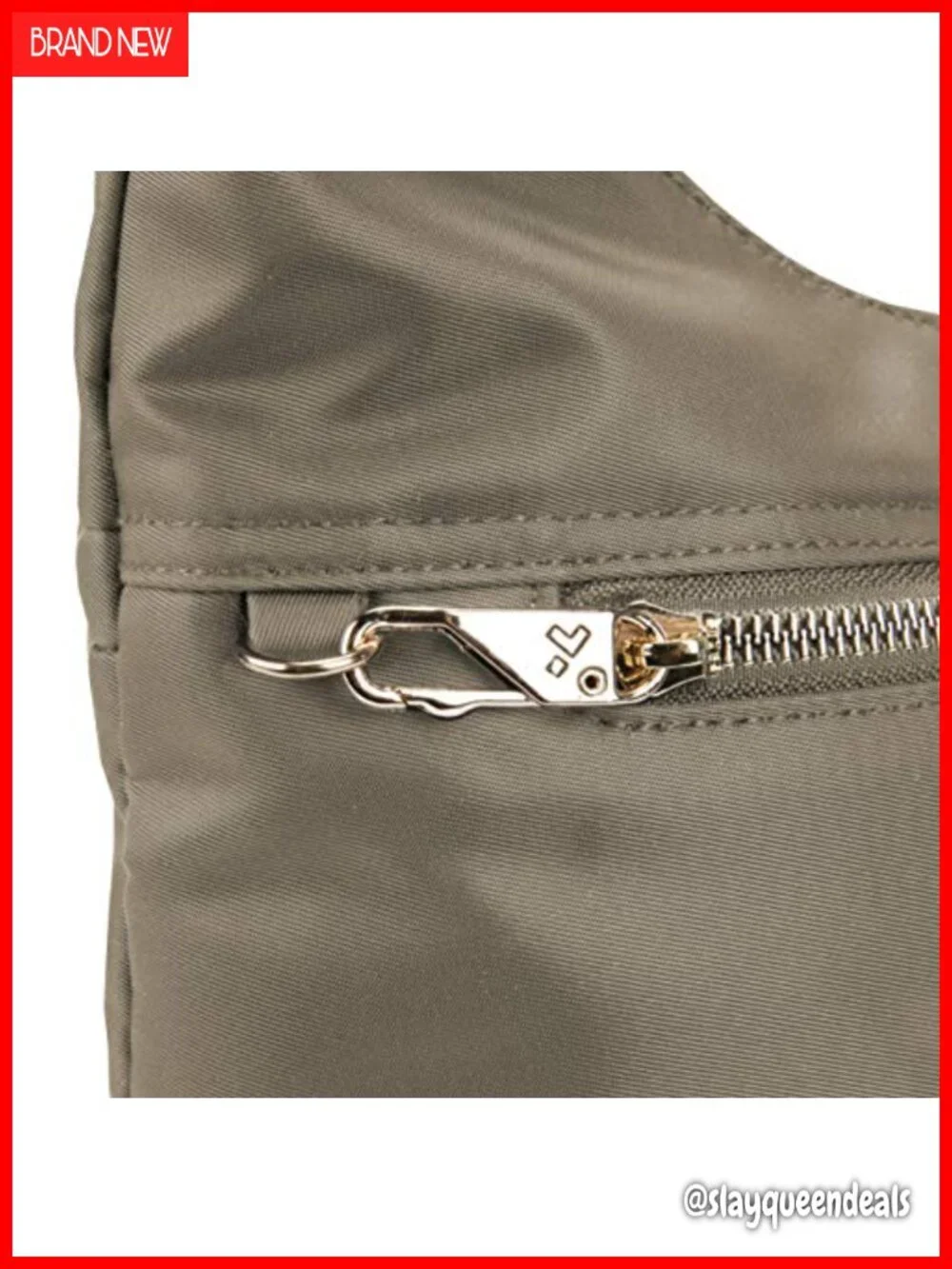 Women's Anti-theft Hobo Bag, Slash-Resistant, RFID Blocking, Locking